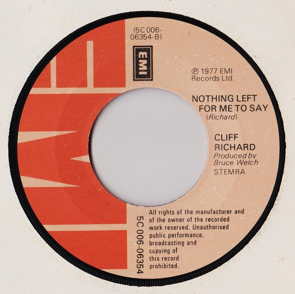 Cliff Richard : My Kinda Life (7",45 RPM,Single)