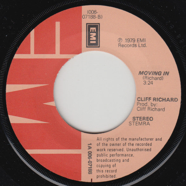 Cliff Richard : Carrie (7",Single,45 RPM)