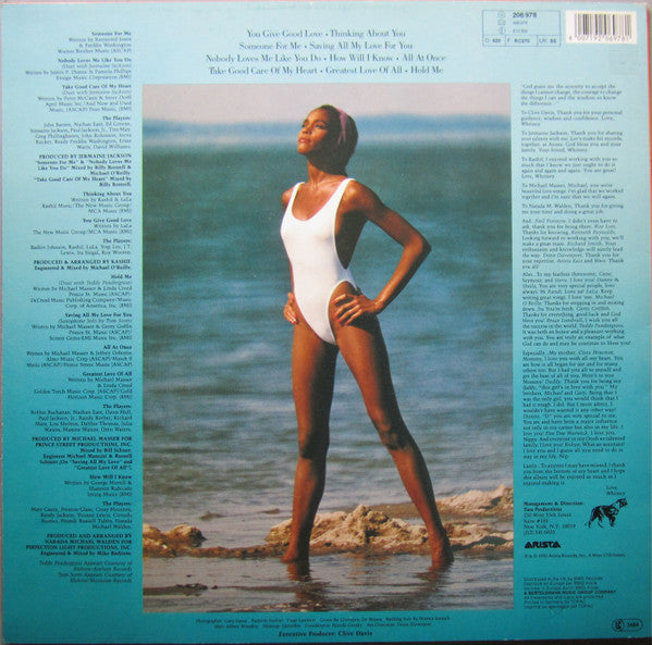 Whitney Houston : Whitney Houston (LP, Album)