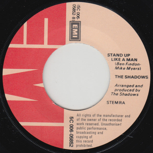 Shadows, The : Let Me Be The One (7",45 RPM)