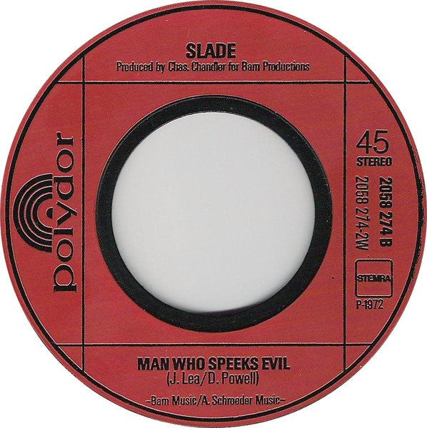 Slade : Mama Weer All Crazee Now (7",Single,45 RPM)
