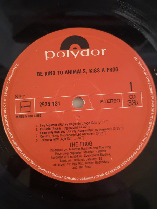 Frog (3), The : Be Kind To Animals Kiss A Frog (LP,Album)