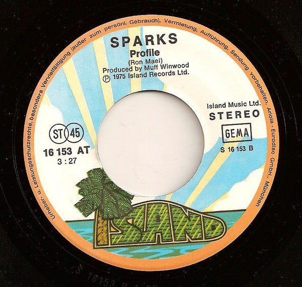 Sparks : Get In The Swing (7",45 RPM,Single)