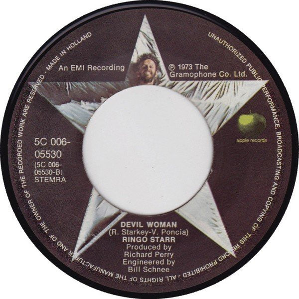 Ringo Starr : You're Sixteen (7",45 RPM,Single)