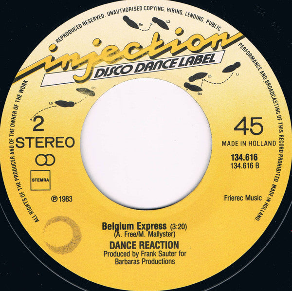 Dance Reaction : Disco Train (Remix) (7",45 RPM)