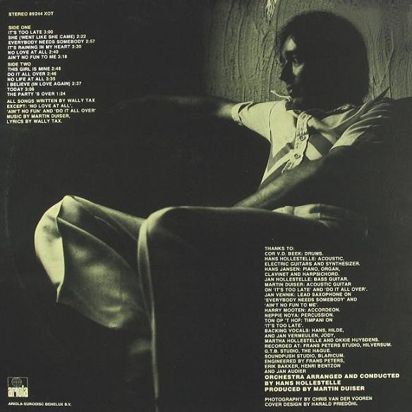 Wally Tax : Tax Tonight (LP)