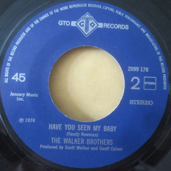 Walker Brothers, The : We're All Alone (7",45 RPM)