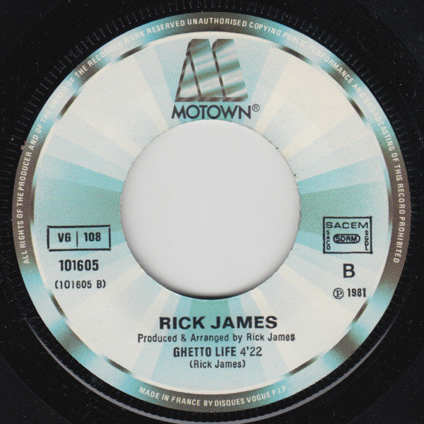 Rick James : Mr. Policeman (7",45 RPM,Single)