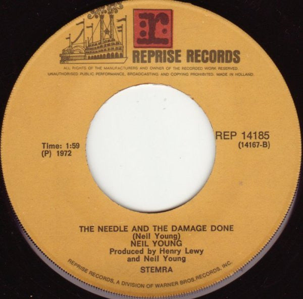 Neil Young ~ Graham Nash ~ Stray Gators, The : War Song (7",45 RPM,Single)