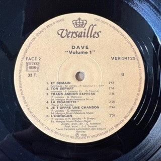 Dave (13) : Vol.1 (LP,Compilation)