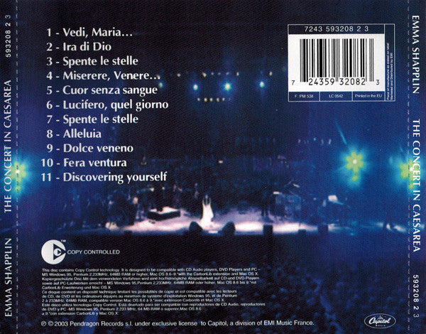 Emma Shapplin : The Concert In Caesarea (Album,Copy Protected)