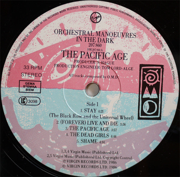 Orchestral Manoeuvres In The Dark : The Pacific Age (LP,Album,Stereo)