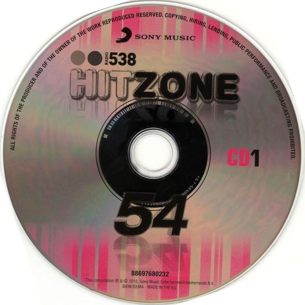 Various : Radio 538 - Hitzone 54 (Compilation)