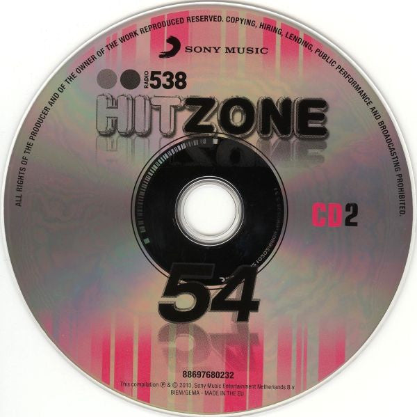 Various : Radio 538 - Hitzone 54 (Compilation)