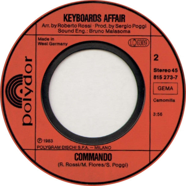 Keyboards Affair : Tubular Bells (7",Single)
