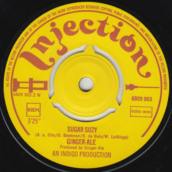 Ginger Ale (2) : Scoobidad / Sugar Suzy (7",45 RPM)
