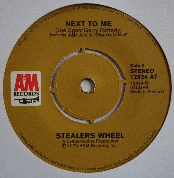 Stealers Wheel : Everyone's Agreed That Everything Will Turn Out Fine (7",Single,45 RPM)