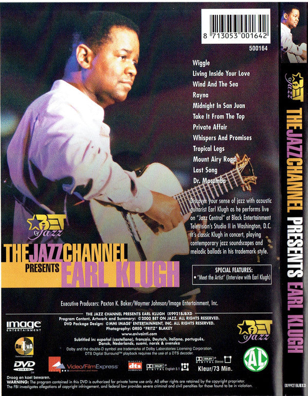 Earl Klugh : The Jazz Channel Presents Earl Klugh (DVD-Video,PAL)