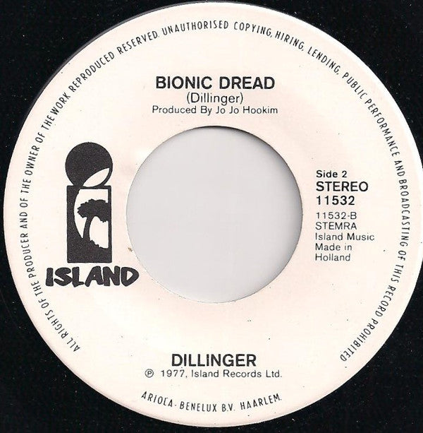 Dillinger : Ragnampiza / Bionic Dread (7",45 RPM,Single)