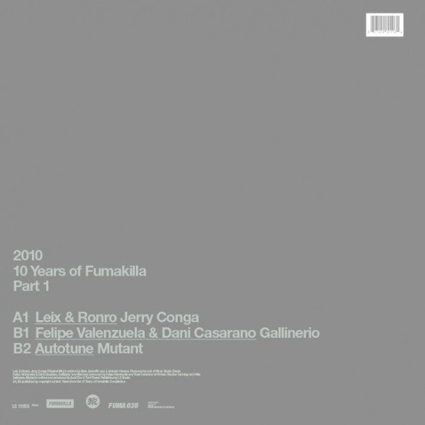 Various : 2010: 10 Years Of Fumakilla - Part 1 (12",45 RPM,33 ⅓ RPM)