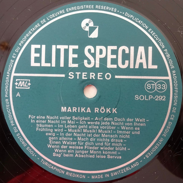 Marika Rökk : Für Eine Nacht Voller Seligkeit (LP,Album,Stereo)