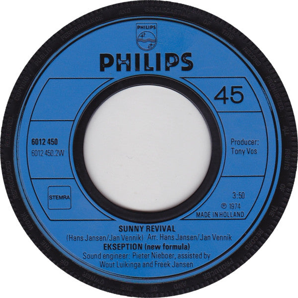 Ekseption : De Fietser (7",45 RPM)