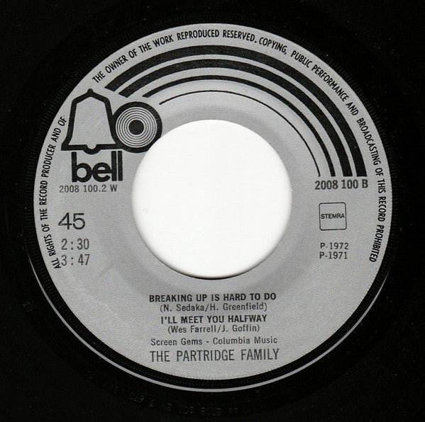 Partridge Family, The : I Think I Love You (7",Maxi-Single,45 RPM)