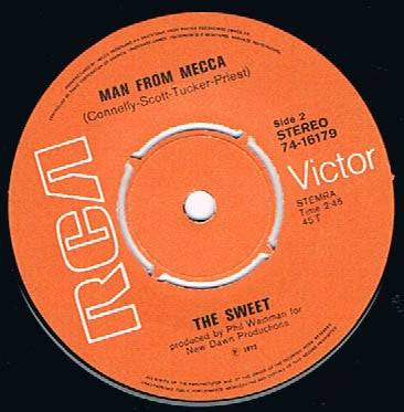 The Sweet : Little Willy (7",45 RPM,Single,Stereo)