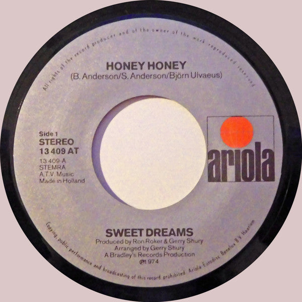 Sweet Dreams (3) : Honey Honey (7",Single,45 RPM)