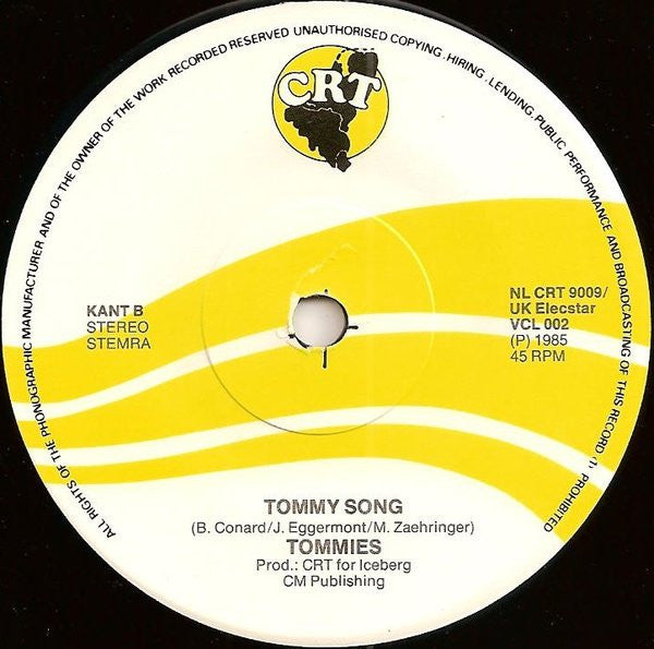 Tommies (2) : Let's Take You Back (To The Good Old Days) (7",45 RPM,Stereo)