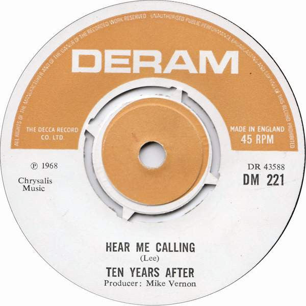 Ten Years After : I'm Going Home / Hear Me Calling (7",45 RPM,Single,Reissue)