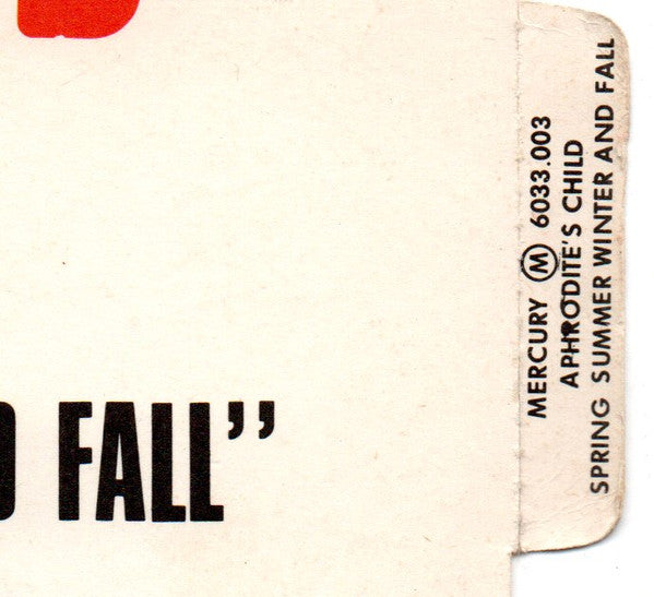 Aphrodite's Child : Spring Summer Winter And Fall (7",Single,45 RPM)