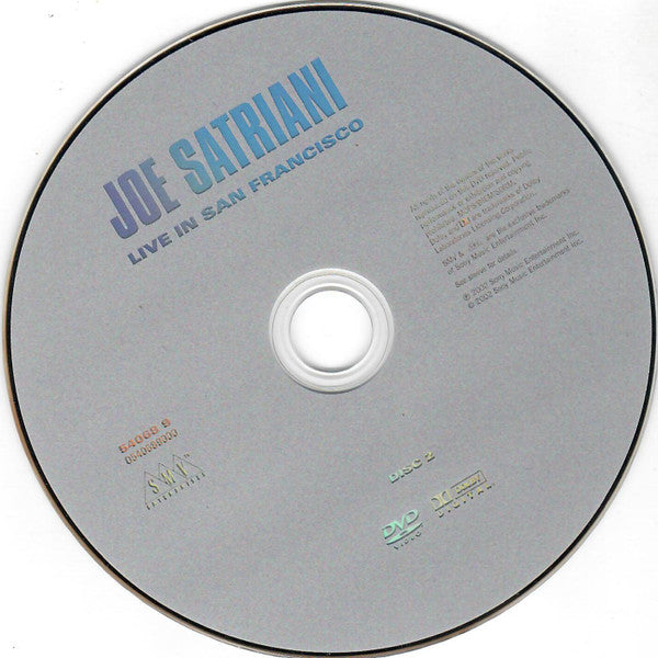 Joe Satriani : Live In San Francisco (DVD-Video)