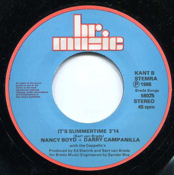 Nancy Boyd & Darry Campanilla With Cappello's, The : The Shoop Shoop Song (It's In His Kiss) (7",45 RPM,Single,Stereo)