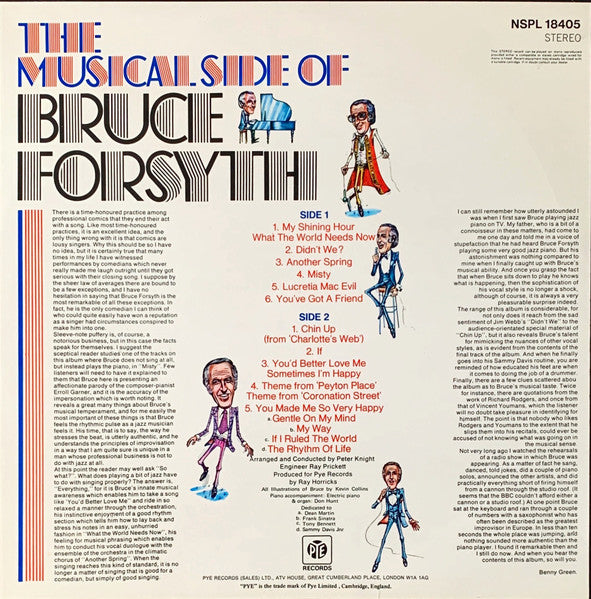 Bruce Forsyth : The Musical Side Of Bruce Forsyth (LP,Stereo)