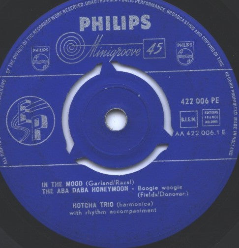 Het Hotcha Trio : In The Mood (EP,7",45 RPM)