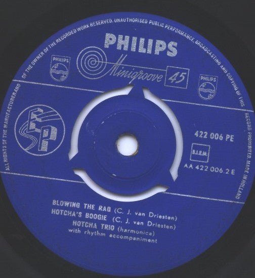 Het Hotcha Trio : In The Mood (EP,7",45 RPM)