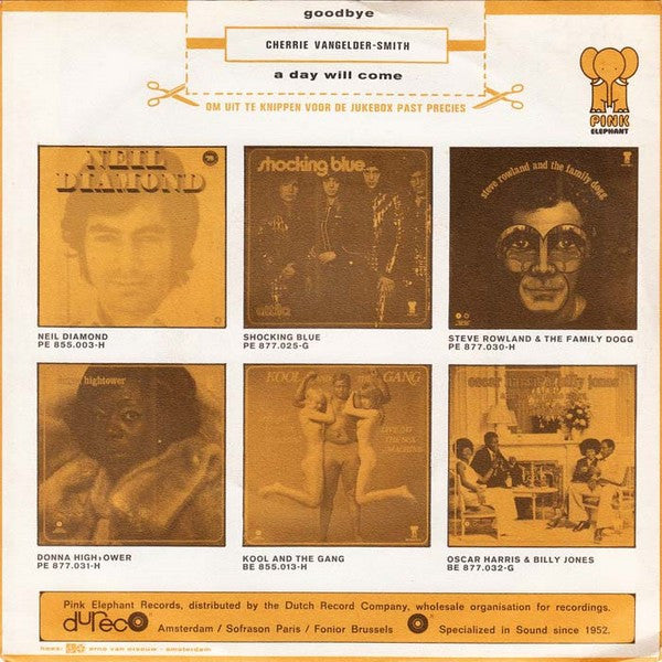 Cherry Vangelder-Smith : Goodbye (Guitar Man) (7",Single,45 RPM)