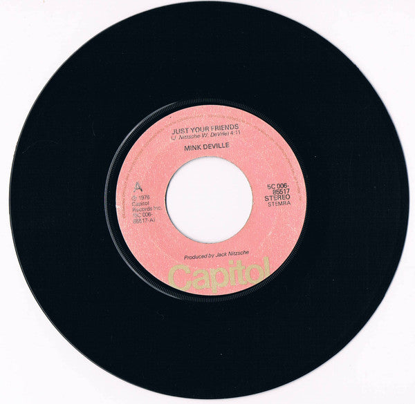 Mink DeVille : Just Your Friends (7",45 RPM,Single)