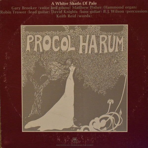 Procol Harum : A Whiter Shade Of Pale (LP,Album,Reissue)