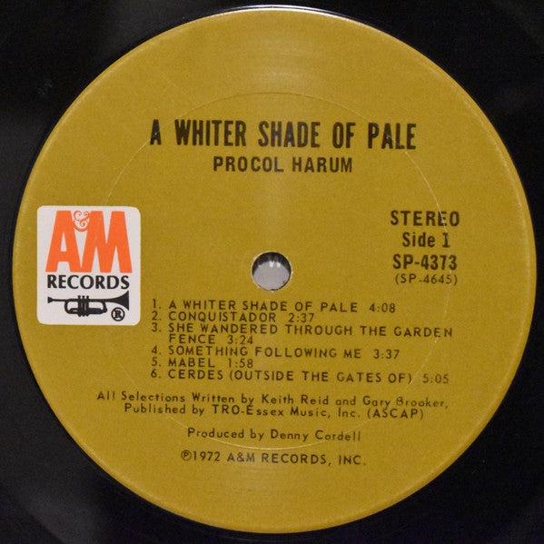 Procol Harum : A Whiter Shade Of Pale (LP,Album,Reissue)