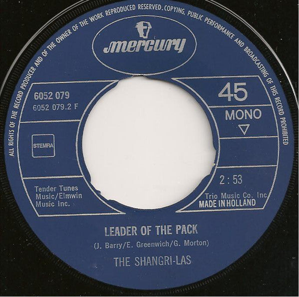 Shangri-las, The : Past Present And Future (7",45 RPM,Single,Mono)