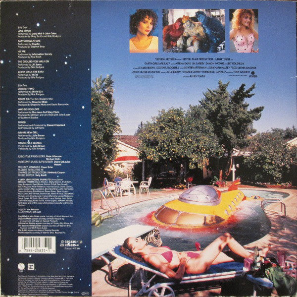 Various : Earth Girls Are Easy (Original Motion Picture Soundtrack) (LP,Compilation)