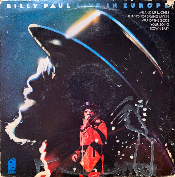 Billy Paul : Live In Europe (LP,Album)