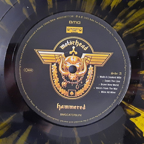 Motörhead : Hammered (LP,Album,Limited Edition,Reissue)