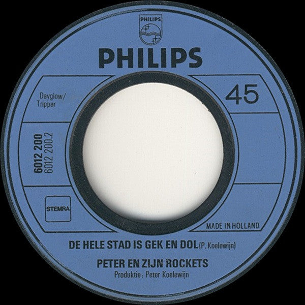 Peter Koelewijn & Zijn Rockets : Mij Oh Mij (7",45 RPM,Single)