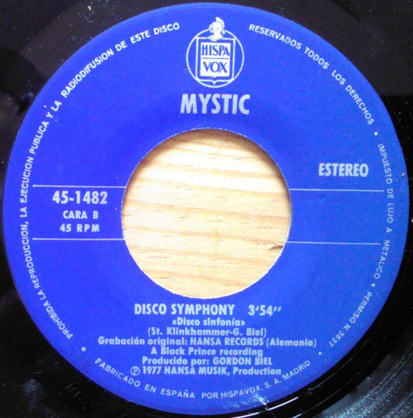 Mystic (5) : Disco Love Affair (7",45 RPM,Single)