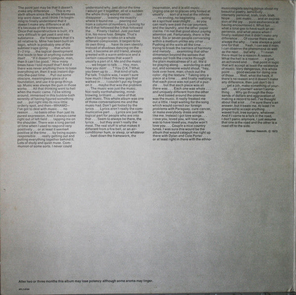 Michael Nesmith : Pretty Much Your Standard Ranch Stash (LP,Album,Stereo)