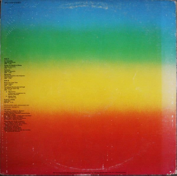 Michael Nesmith : Pretty Much Your Standard Ranch Stash (LP,Album,Stereo)