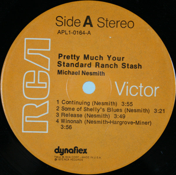 Michael Nesmith : Pretty Much Your Standard Ranch Stash (LP,Album,Stereo)